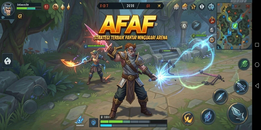 Tampilan gameplay AFAF dengan strategi yang mendebarkan.