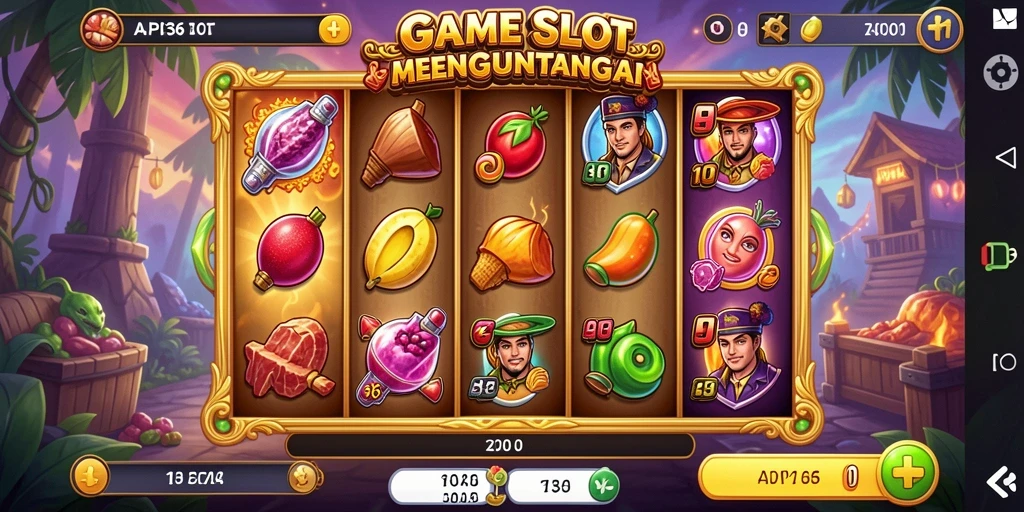 Screenshot gameplay API36 menampilkan keseruan bermain Slot dengan grafis yang menawan.