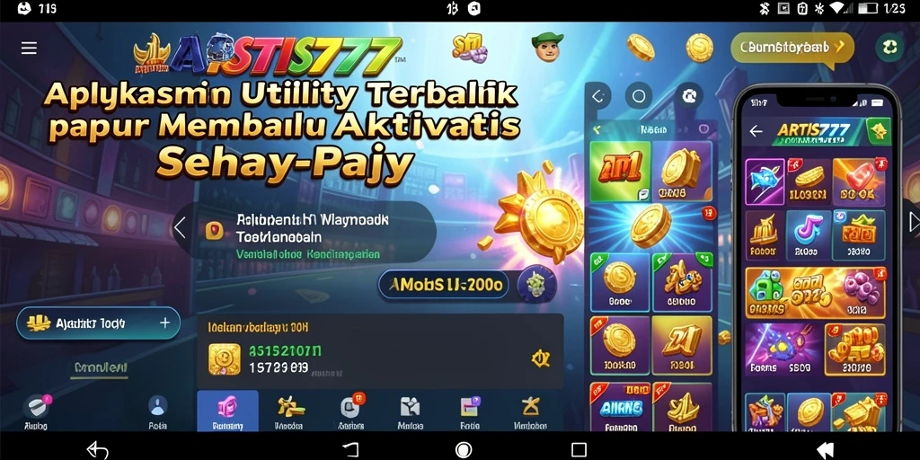 Tampilan antarmuka ARTIS777 yang intuitif dan informatif.