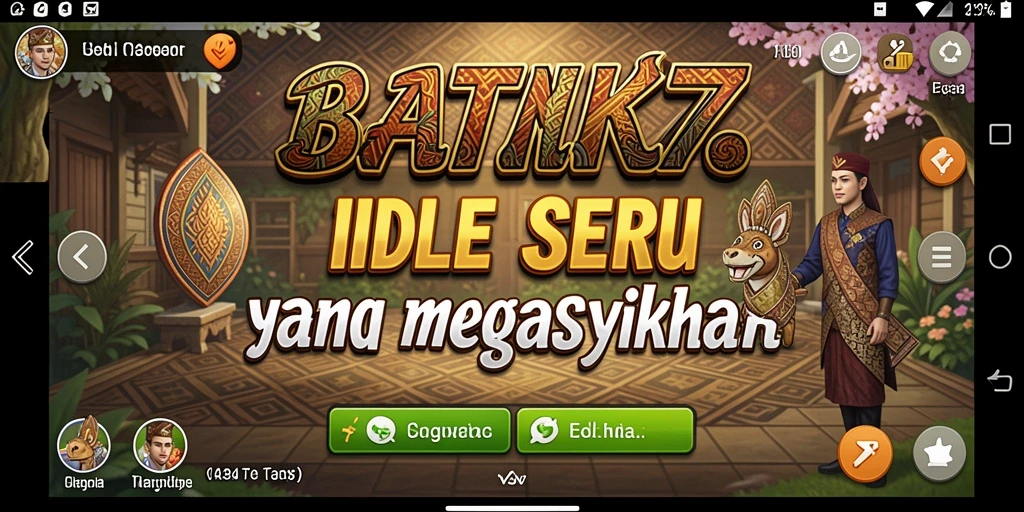 Gambar tampilan gameplay BATIK77 yang menarik dan interaktif.