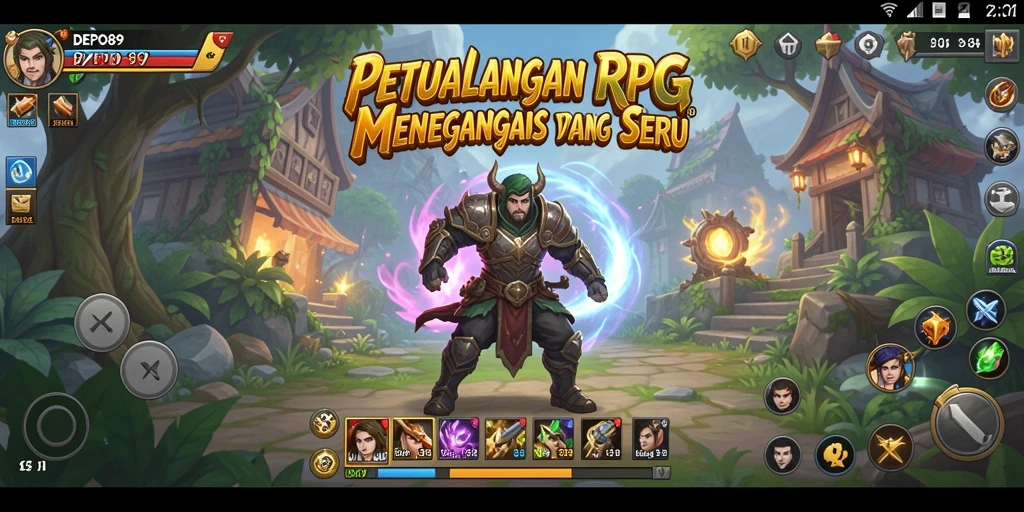 Tampilan screenshot <strong>DEPO89</strong> menampilkan petualangan RPG yang seru.