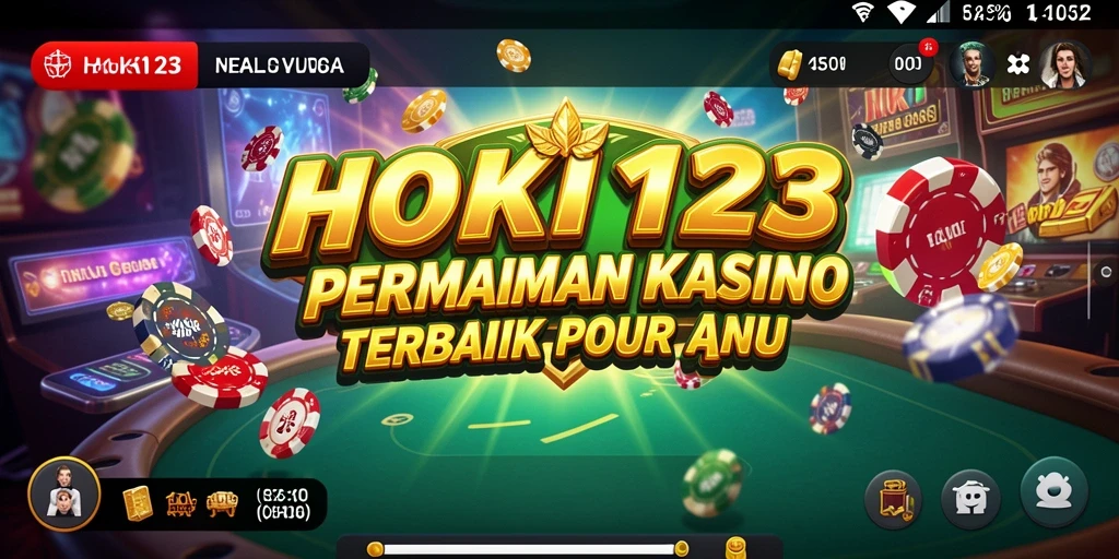 Tampilan menawan dari gameplay HOKI123 yang seru di kasino.
