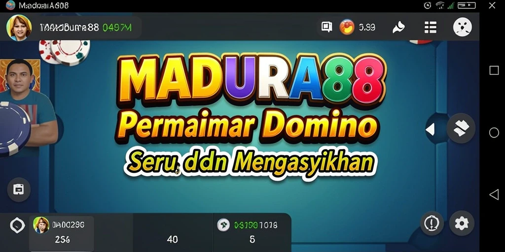 Tampilan gameplay Domino yang seru di MADURA88.