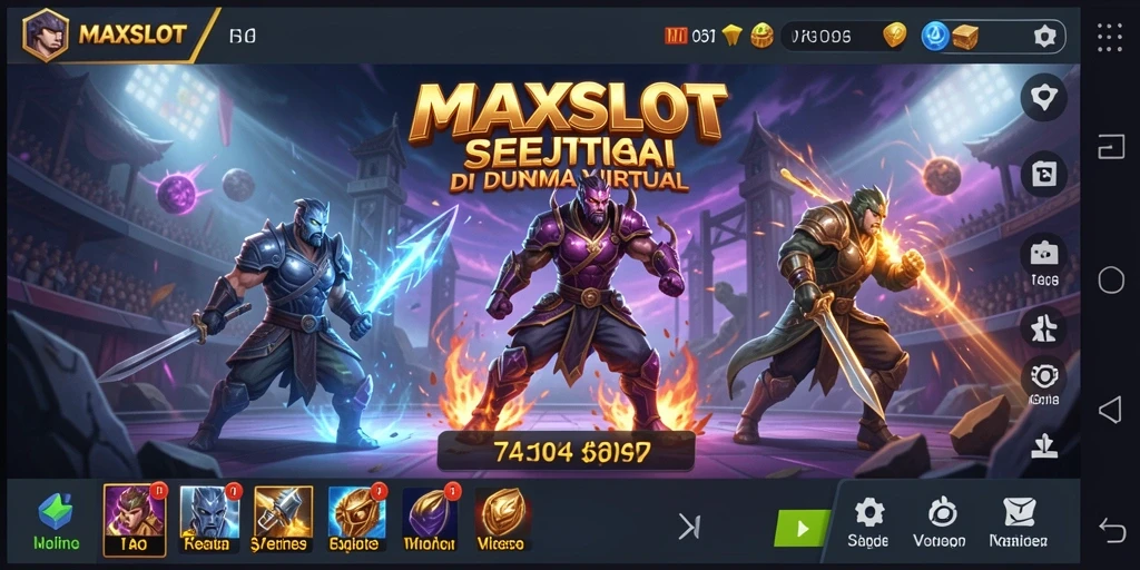 Tampilan screenshot dari gameplay Fighting yang menegangkan.