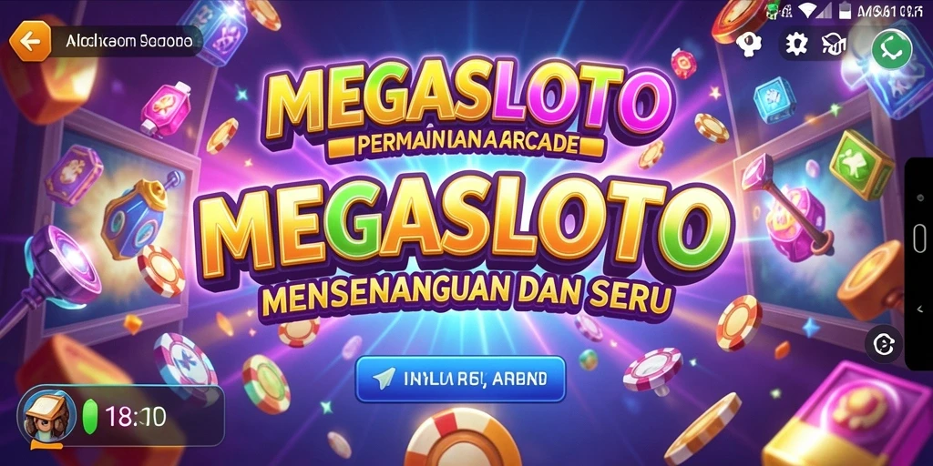 Tampilan gameplay seru dan menyenangkan dalam MEGASLOTO.