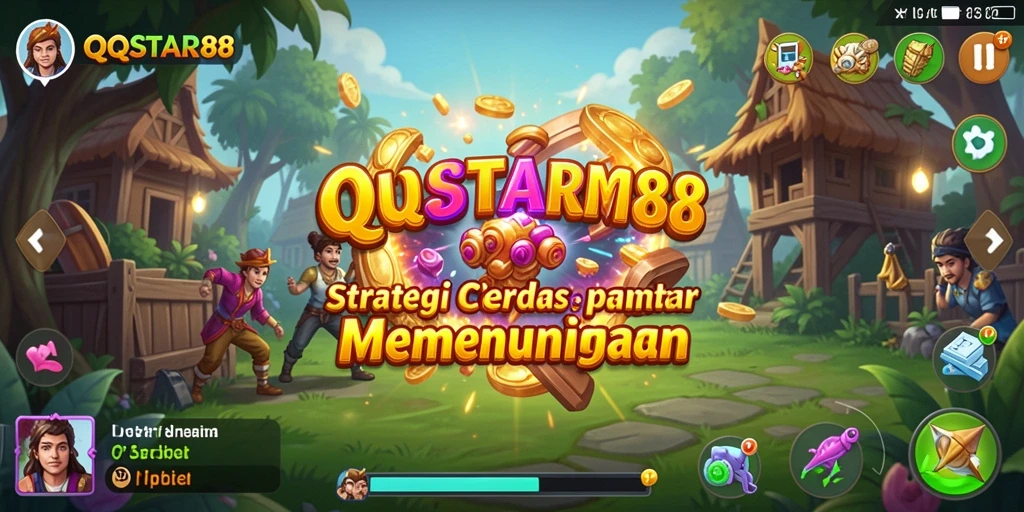 Screenshot utama QQSTAR88 menampilkan aksi strategis dalam pertempuran.