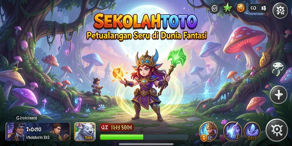 Tampilan gameplay SEKOLAHTOTO yang menakjubkan dan penuh petualangan.