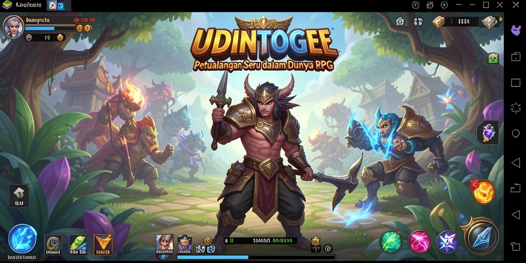 Tampilan gameplay seru dari UDINTOGEL di dunia RPG.